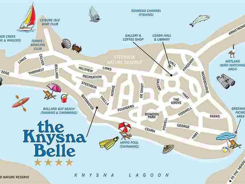 The Knysna Belle Guest House Экстерьер фото